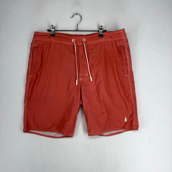 johnnie-O Mens Board Shorts Red Color Size‎ M - Picture 1 of 11